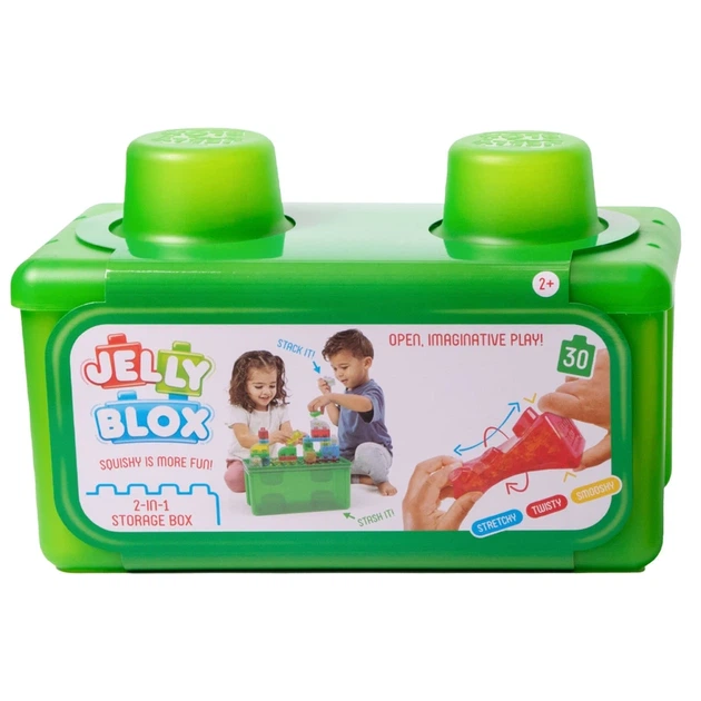 Сенсорний конструктор JELLY BLOX - В КЕЙСІ 2 В 1: БУДУЙ-СКЛАДАЙ - Фото 1 Сенсорний конструктор JELLY BLOX - В КЕЙСІ 2 В 1: БУДУЙ-СКЛАДАЙ - изображение 1