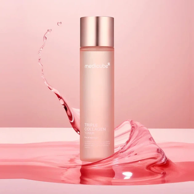 Тонер для лица с коллагеном Medicube Triple Collagen Toner 4.0, 140 ml - Фото 1 Тонер для лица с коллагеном Medicube Triple Collagen Toner 4.0, 140 ml - изображение 1