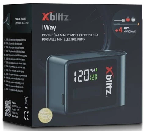 Pompka rowerowa Xblitz iWay XBL-SPO-LR004 elektryczna (5902479676500) - obraz 4