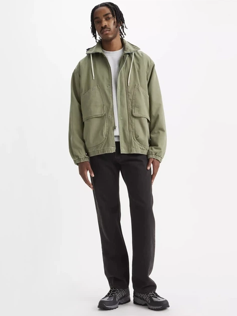 Джинси Regular Fit чоловічі Levi`s 555 Relaxed Straight 000LO-0002 W31L32 Чорні (5401157408964) - зображення 4