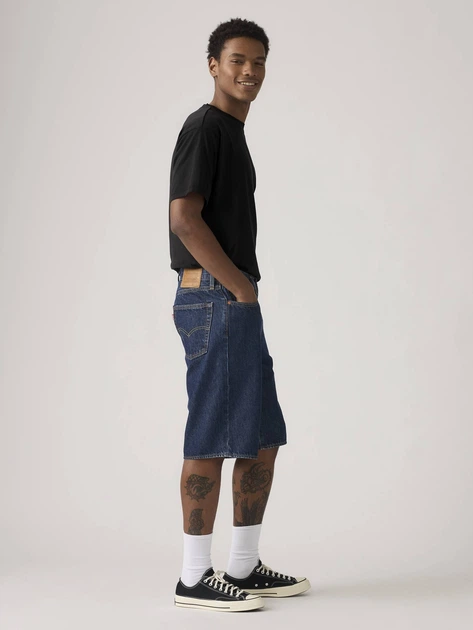 Spodenki męskie bermudy bawełniane Levi`s 478 Baggy Shorts 001JM-0009 31 Granatowe (5401187452319) - obraz 4