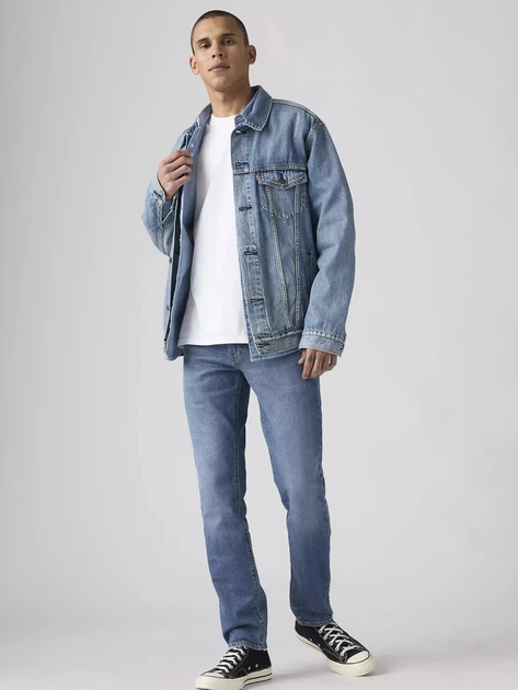 Джинси Slim Fit чоловічі Levi`s 511 Slim 04511-6208 W31L32 Блакитні (5401187355375) - зображення 4