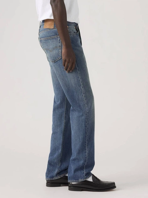 Jeansy regular fit męskie Levi`s 501 Original 00501-3785 W32L34 Jasnoniebieskie (5401187752631) - obraz 3