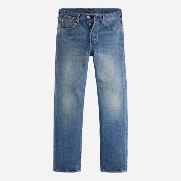 Jeansy regular fit męskie Levi`s 501 Original 00501-3785 W32L34 Jasnoniebieskie (5401187752631) - obraz 5