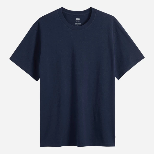 Футболка бавовняна довга чоловіча Levi`s Ng Essential Tee 005GZ-0002 L Темно-синя (5401187816609) - зображення 5