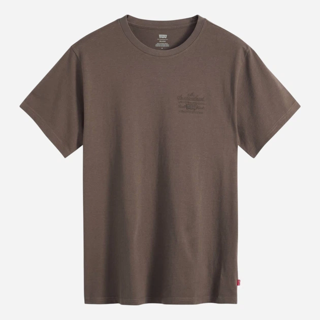 T-shirt męski bawełniany Levi`s Ss Relaxed Fit Tee 16143-2403 L Brązowy (5401187824130) - obraz 5