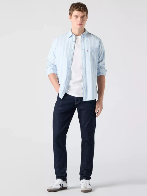 Джинси Slim Fit чоловічі Levi`s 512 Slim Taper 28833-0280 W32L36 Темно-сині (5400599688958) - зображення 4