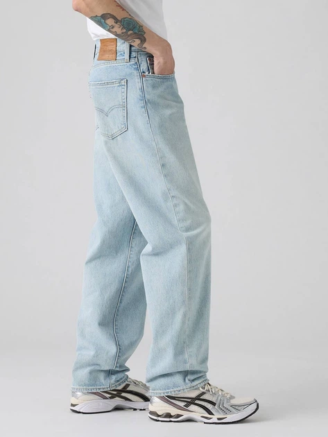 Jeansy męskie Levi`s 568 Loose Straight 29037-0062 W31L32 Jasnobłękitne (5401128660698) - obraz 3