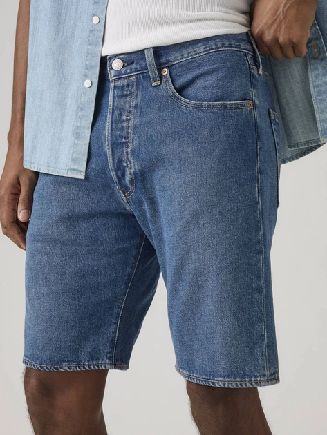 Spodenki męskie jeansowe Levi`s 501 Original Shorts 36512-0279 33 Niebieskie (5401187827599) - obraz 5