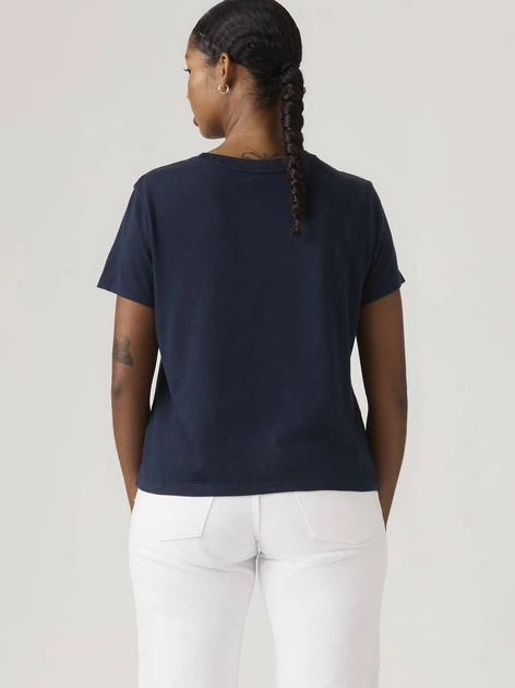 Футболка бавовняна жіноча Levi`s Gr Favorite Tee 005GV-0039 L Темно-синя (5401187814018) - зображення 2