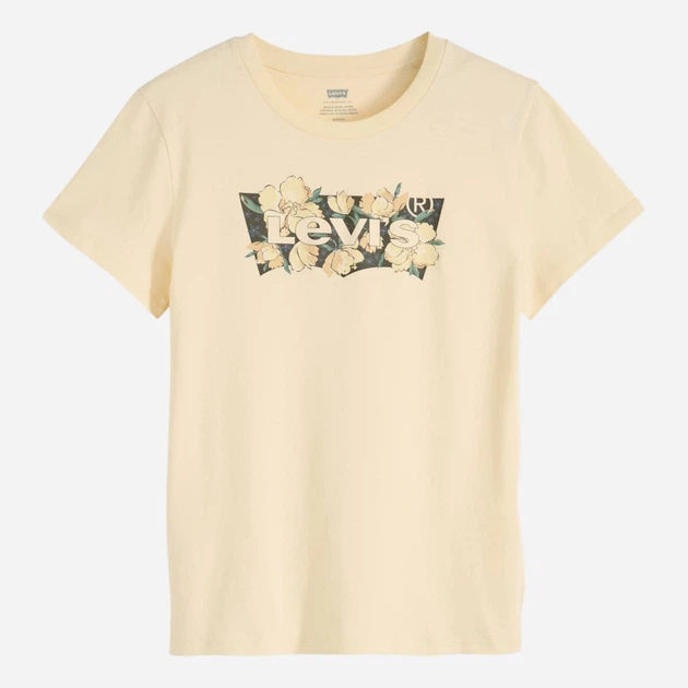 Футболка бавовняна жіноча Levi`s The Perfect Tee 17369-3398 S Світло-жовта (5401030741133) - зображення 5