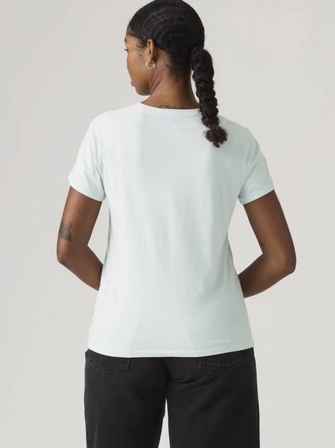 T-shirt damski bawełniany Levi`s Perfect Tee Country 39185-0415 L Jasnobłękitny (5401187776217) - obraz 2