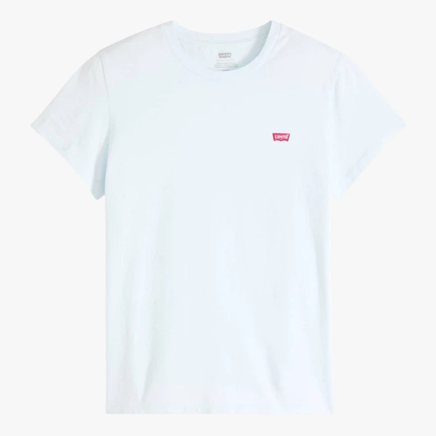 T-shirt damski bawełniany Levi`s Perfect Tee Country 39185-0415 L Jasnobłękitny (5401187776217) - obraz 5