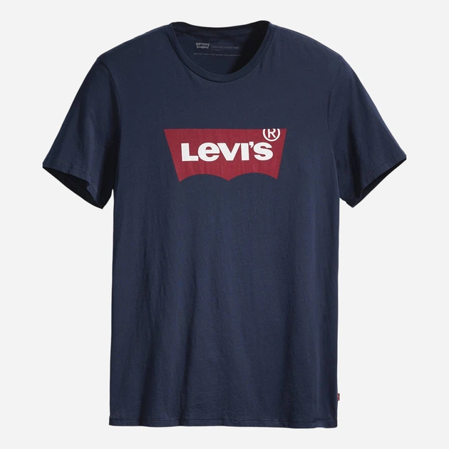 T-shirt męski bawełniany Levi`s Graphic Setin Neck 17783-0139 M Błękitny (5415121378597) - obraz 4