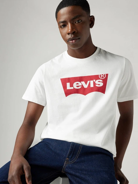 Футболка бавовняна чоловіча Levi's Graphic Setin Neck 17783-0140 L Hm Graphic (5415211983557) - зображення 3