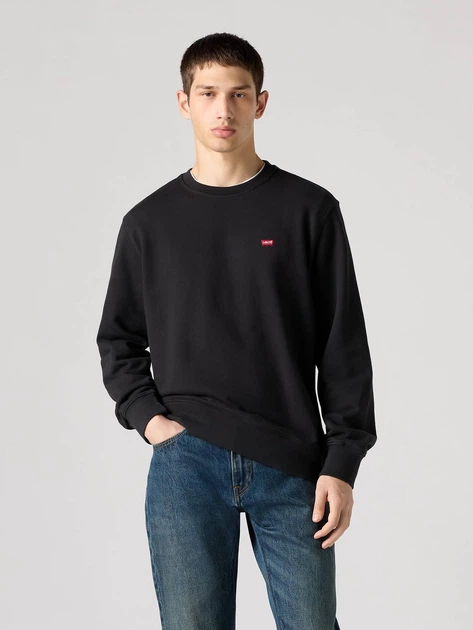 Bluza bez kaptura męska Levi's The Original Hm Crew 35909-0003 M Czarna (5400898328906) - obraz 3