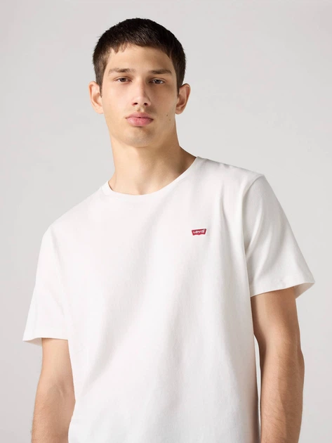 Футболка чоловіча Levi's Ss Original Hm Tee 56605-0000 S White + Jer (5400599136305) - зображення 4