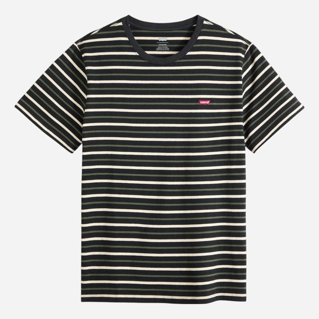 Футболка бавовняна довга чоловіча Levi`s Ss Original Hm Tee 56605-0303 M Чорна (5401030729797) - зображення 5