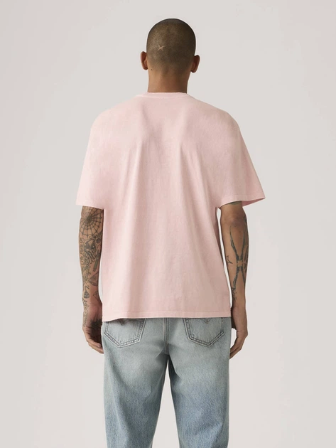 Футболка бавовняна довга чоловіча Levi`s Vintage Fit Graphic Tee 87373-0396 L Рожева (5401187840475) - зображення 2