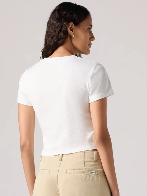 Футболка бавовняна коротка жіноча Levi`s Gr Essential Sporty Tee A8798-0043 M Біла (5401157976753) - зображення 2