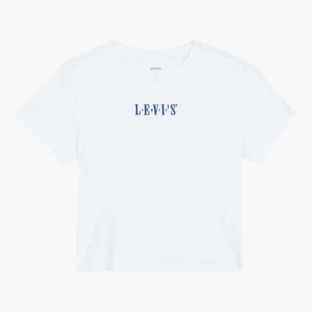 Футболка бавовняна коротка жіноча Levi`s Gr Essential Sporty Tee A8798-0043 L Біла (5401157976746) - зображення 5