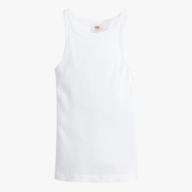Koszulka na ramiączkach damska Levi`s Essential Racer Tank A3381-0000 L Biała (5401043299935) - obraz 5