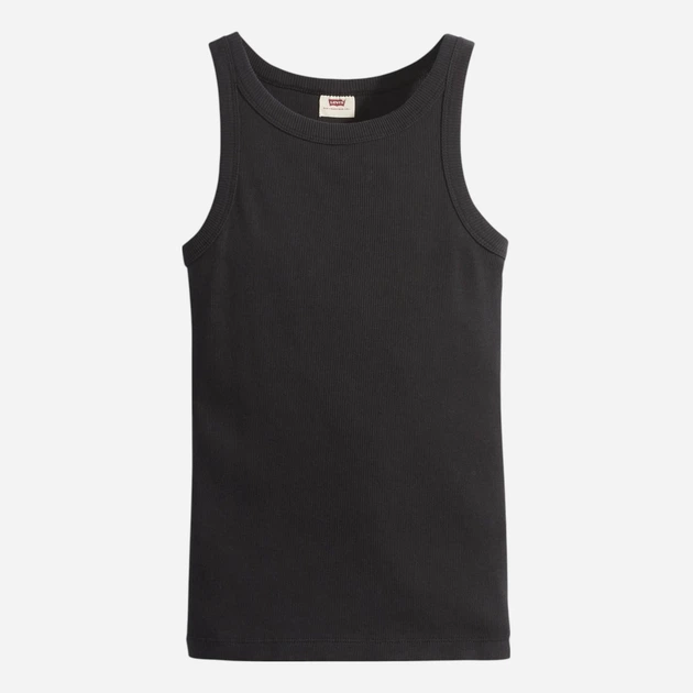 Koszulka na ramiączkach damska Levi's Essential Racer Tank A3381-0001 L Czarna (5401043302000) - obraz 5