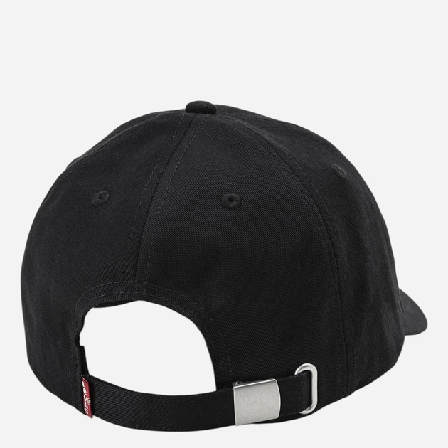 Кепка чоловіча бавовняна Levi`s Relaxed Dad Heritage Cap 000A9-0000 One Size Чорна (5401030548756) - зображення 2
