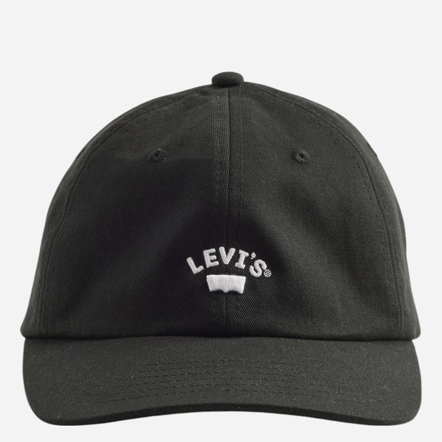 Czapka z daszkiem damska Levi`s Lazy Girl Logo Cap 000AG-0014 One Size Czarna (5401030676336) - obraz 4
