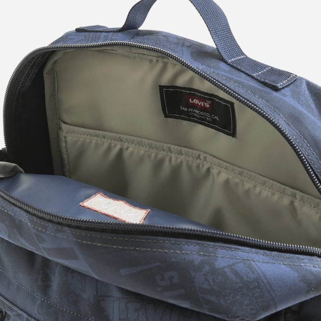 Рюкзак чоловічий тканинний вміщує формат А4 Levi`s Lpack Standard Issue D5463-0020 Синій (5401187678146) - зображення 4