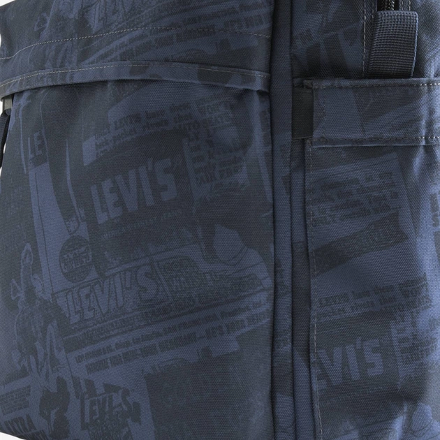 Рюкзак чоловічий тканинний вміщує формат А4 Levi`s Lpack Standard Issue D5463-0020 Синій (5401187678146) - зображення 5