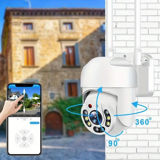 Камера 360 градусов AND V3 wi-fi PTZ 3mp DC5V 1,5a power app ICAM 365 - изображение 5