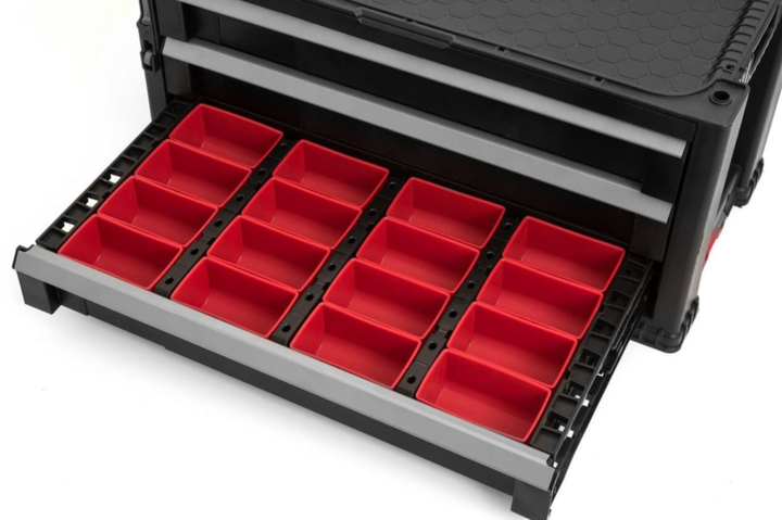 Контейнер з трьома шухлядами для зберігання інструменту Keter 3 Drawers 237791 - изображение 7