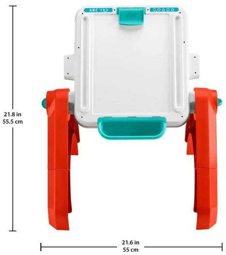Розвивальний столик Fisher Price «Вчися та смійся!» 4 в 1 JGW88 (194735324521) - зображення 3