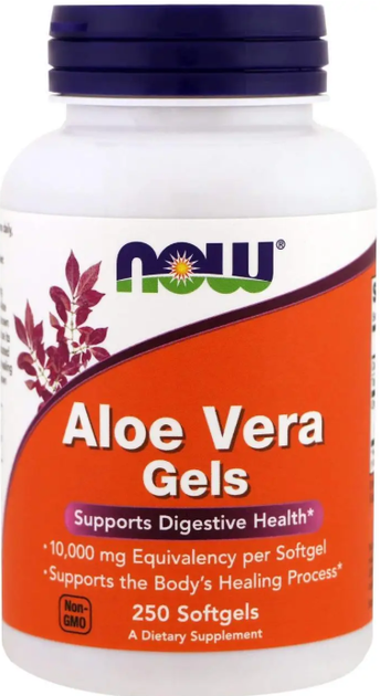 Алое віра Noo Foods Aloe Vera Gels 100 мг 250 капсул (ARE-576292) - Фото 1 Алое віра Noo Foods Aloe Vera Gels 100 мг 250 капсул (ARE-576292) - зображення 1