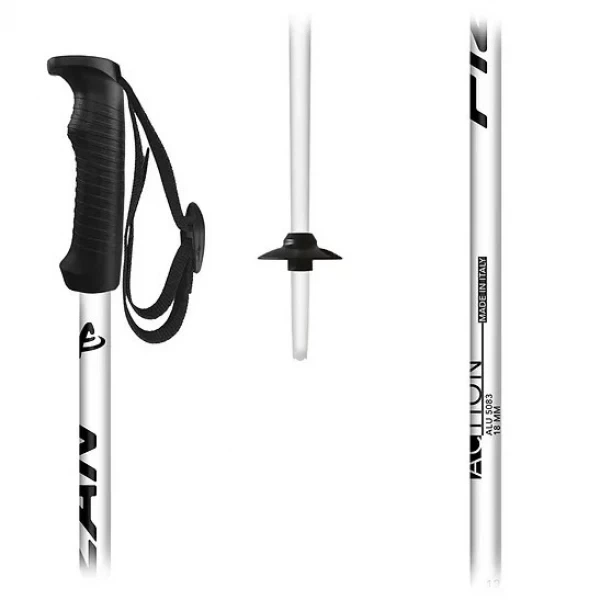 Палки горнолыжные Fizan Action SR 2024 120 White (1092-118360) - изображение 2