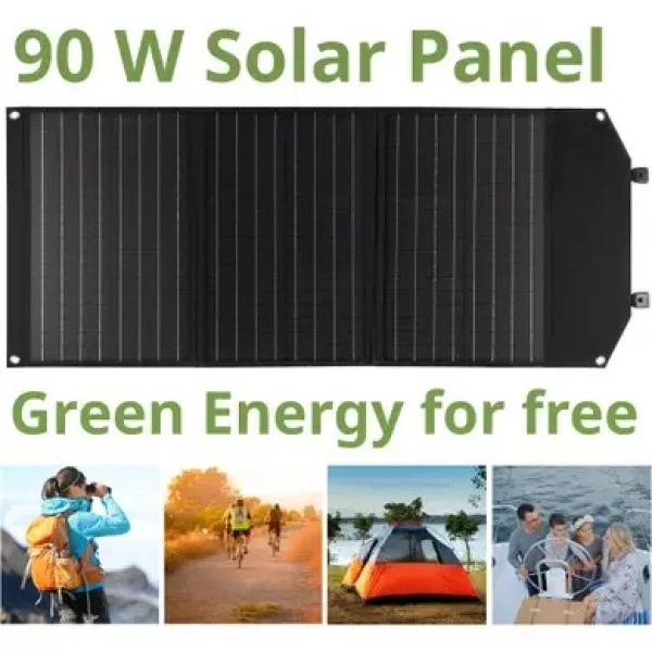 Портативний зарядний пристрій Bresser Mobile Solar Charger 90 Watt USB DC (1073-930151) - Фото 3 Портативний зарядний пристрій Bresser Mobile Solar Charger 90 Watt USB DC (1073-930151) - зображення 3