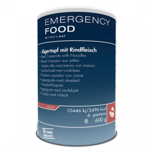 Аварійне харчування Emergency Food Яловичина з локшиною 6 порцій (1017-603101.01) - Фото 1 Аварійне харчування Emergency Food Яловичина з локшиною 6 порцій (1017-603101.01) - зображення 1