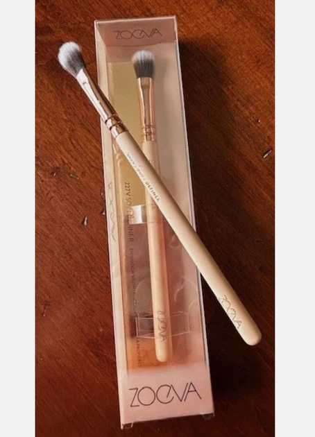 Кисть для растушевки теней ZOEVA #227 Soft Definer Rose Golden Vol.2 в цвете розовое золото 1 шт - изображение 6