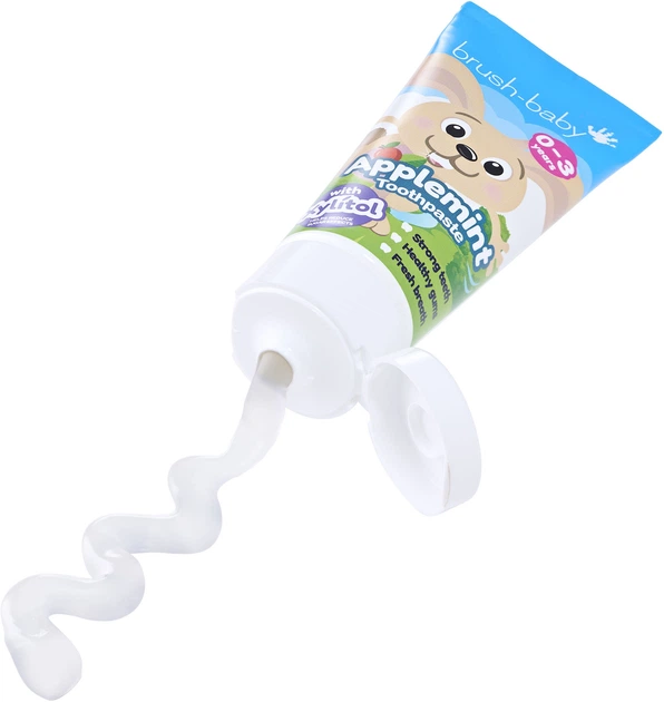 Детская зубная паста Brush-Baby Applemint (0-3 года) 50 мл