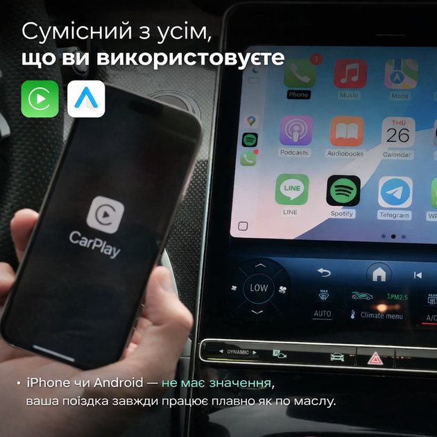 Ottocast Mini Pico — беспроводной адаптер CarPlay и Android Auto - Фото 6 Ottocast Mini Pico — беспроводной адаптер CarPlay и Android Auto - изображение 6