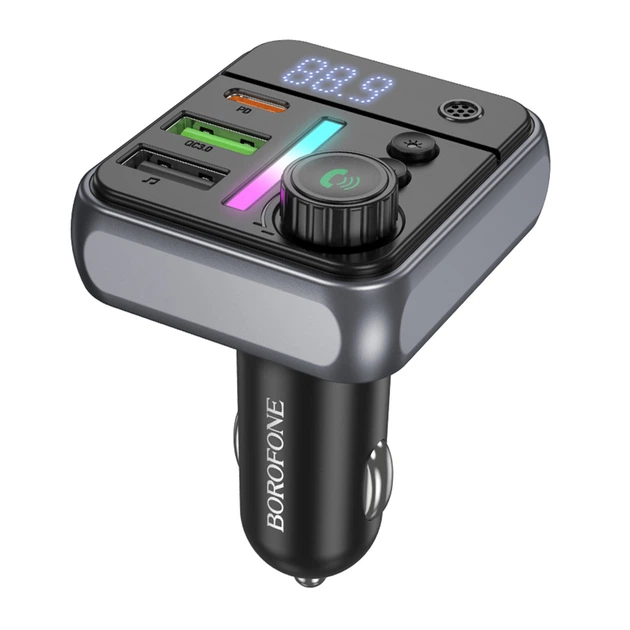 Модулятор Borofone BC50 PD20W+QC3.018W BT 5.4 Total 38W Черный - Фото 1 Модулятор Borofone BC50 PD20W+QC3.018W BT 5.4 Total 38W Черный - изображение 1
