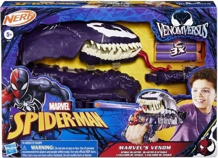 Blaster Hasbro Nerf Marvel Człowiek pająk - Venom G0730 (5010996292971) - obraz 3