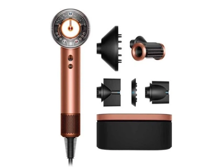Фен Dyson HD16 Nural Hair Dryer Straight+Wavy Amber Silk (143644