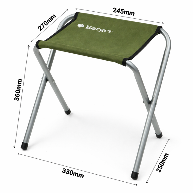 Табуретка розкладна Berger CF-2203 - Фото 4 Табуретка розкладна Berger CF-2203 - изображение 4