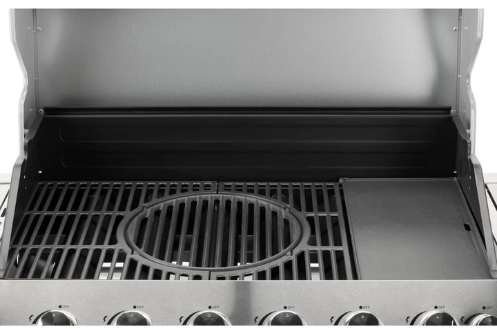 Gazowy grill Yato YG-20016 Itami 6+1 s/s z oknem 20.5 kW (5906083091872) - obraz 10