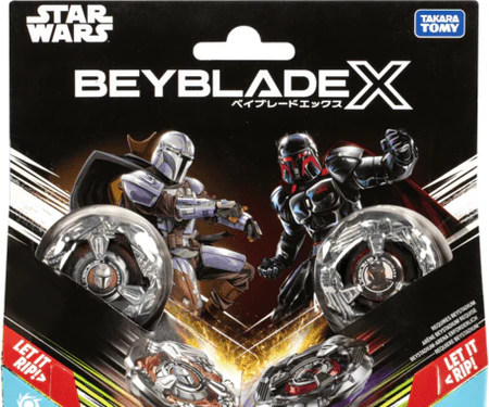 Zestaw Hasbro Beyblade X Star Wars - The Mandalorian vs Moff Gideon F9589 (5010996257130) - obraz 3