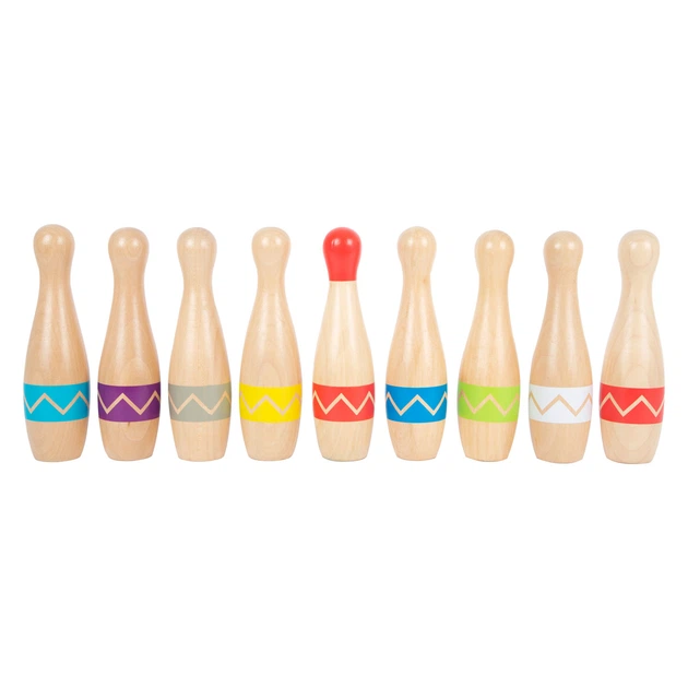 Набір для боулінгу Small Foot з дерева 11 елементів 5410653 (4020972119124) - зображення 3