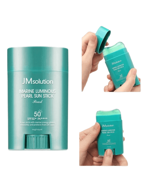 Сонцезахисний стік з екстрактом перлин JMsolution Marine Luminous Pearl Sun Stick Pearl 21г - изображение 3
