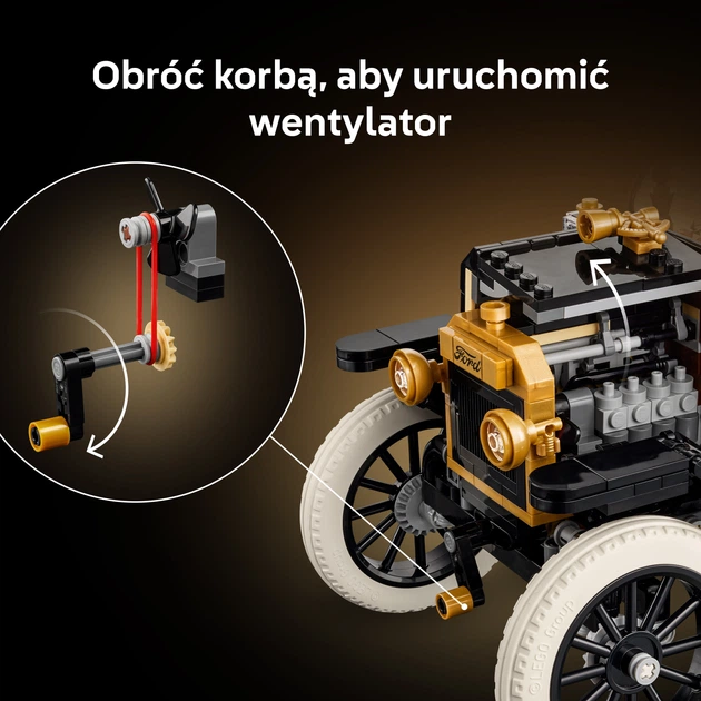 Zestaw klocków LEGO Icons Ford Model T 1060 elementów (11376) - obraz 7